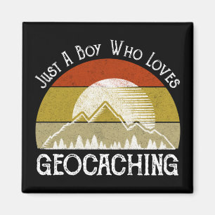 Bara en pojke som Kärlek Geocaching Magnet
