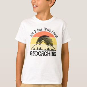 Bara en pojke som Kärlek Geocaching T Shirt