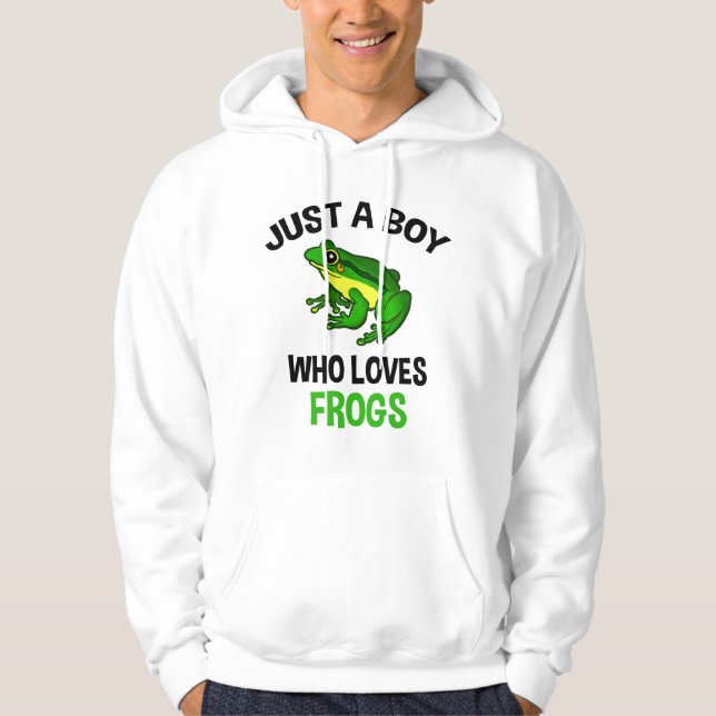 Bara en pojke som Kärlek gror Hoodie (Framsida)