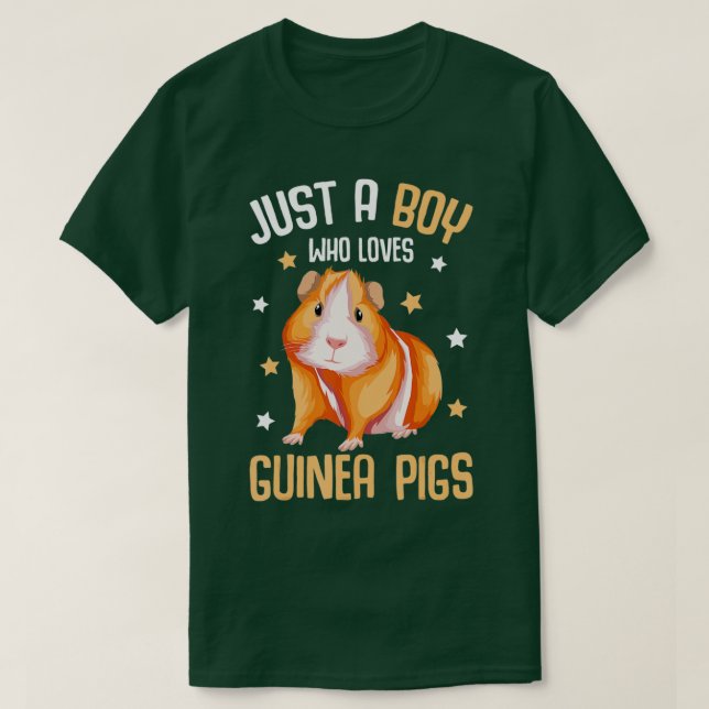 Bara en pojke som kärlek Guinea Grisar Kids Boys G T Shirt (Design framsida)