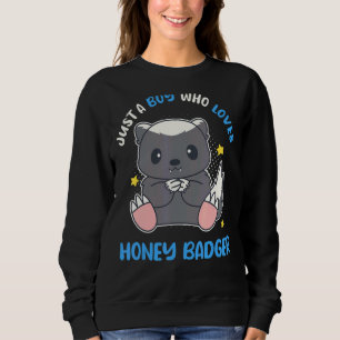 Bara en pojke som Kärlek Honey badger Ratel T Shirt