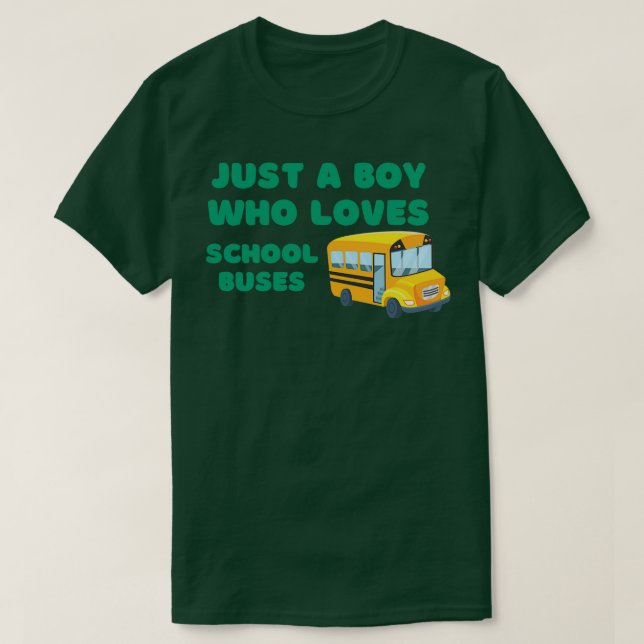 Bara en pojke som kärlek i buss 23 t shirt (Design framsida)
