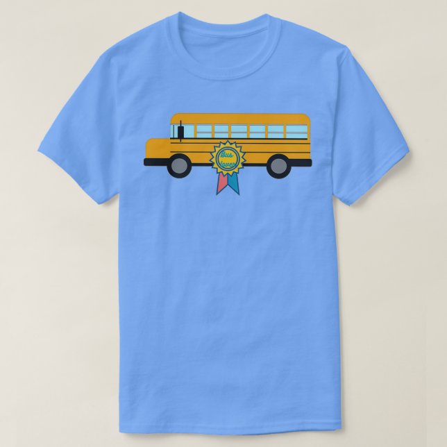 Bara en pojke som kärlek i buss t shirt (Design framsida)