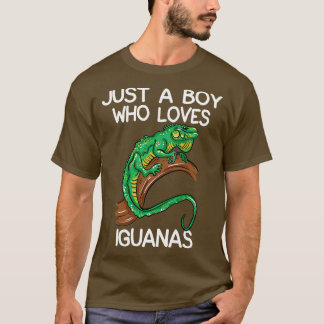Bara en pojke som Kärlek Iguanas T Shirt