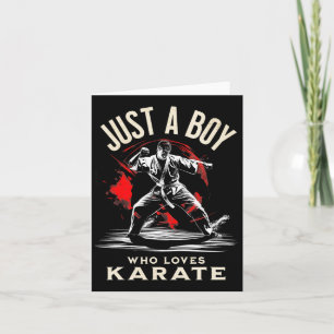 Bara en pojke som Kärlek Karate - Dynamiska martia Kort