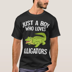 Bara en pojke som Kärlek Krokodiler Boys Småbarn T Shirt