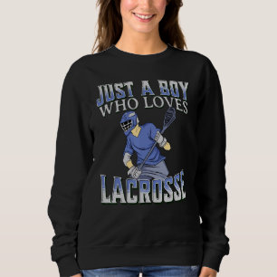 Bara en pojke som Kärlek Lacrosse Kids American Sp T Shirt