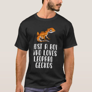 Bara en pojke som Kärlek Leopard Geckos T Shirt