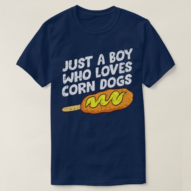 Bara en pojke som Kärlek Maj Hundar Food Älskare K T Shirt (Design framsida)