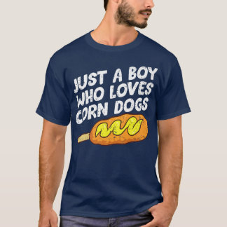 Bara en pojke som Kärlek Maj Hundar Food Älskare K T Shirt