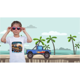 Bara en pojke som Kärlek Monster Lastbilar T Shirt