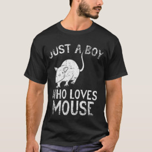 Bara en pojke som Kärlek Mouse T Shirt