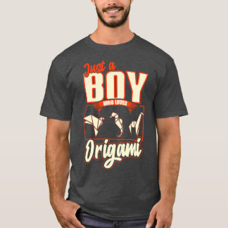 Bara en pojke som Kärlek Origami T Shirt