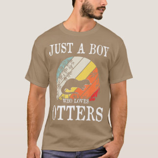 Bara en pojke som Kärlek-Otters - 5 T Shirt