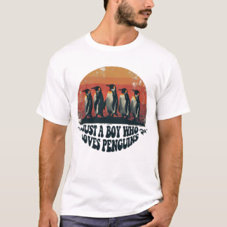 Bara en pojke som Kärlek Penguins T Shirt