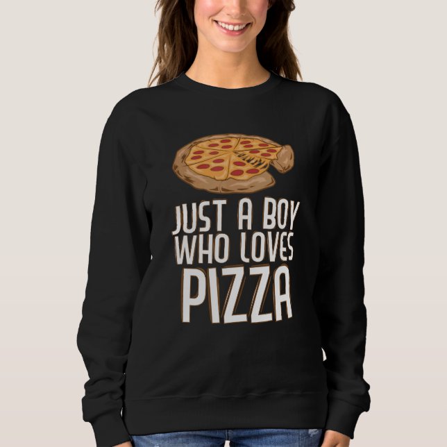 Bara en pojke som Kärlek Pizza Pizza T Shirt (Framsida)