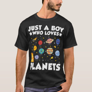 Bara en pojke som Kärlek planerar Solar System Spa T Shirt