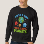 Bara en pojke som Kärlek planetar Astrology Scienc Lång Ärmad Tröja<br><div class="desc">Bara en pojke som Kärlek planeterar ett vetenskapligt område</div>