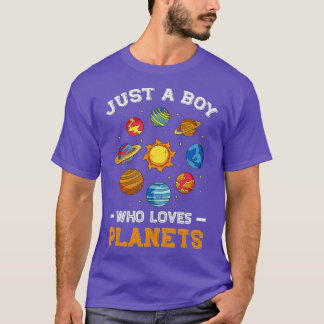 Bara en pojke som Kärlek planeterar Solar Space Sc T Shirt