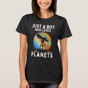 Bara en pojke som Kärlek planets och Solar Systems T Shirt