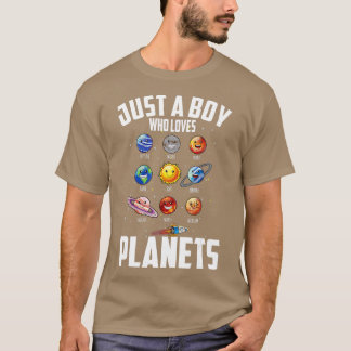 Bara en pojke som Kärlek planets Space Sol Planet  T Shirt