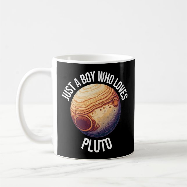 Bara en pojke som Kärlek Pluto Kaffemugg (Vänster)