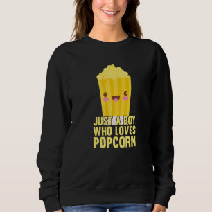 Bara en pojke som Kärlek Popcorn Snack Cinema Movi T Shirt