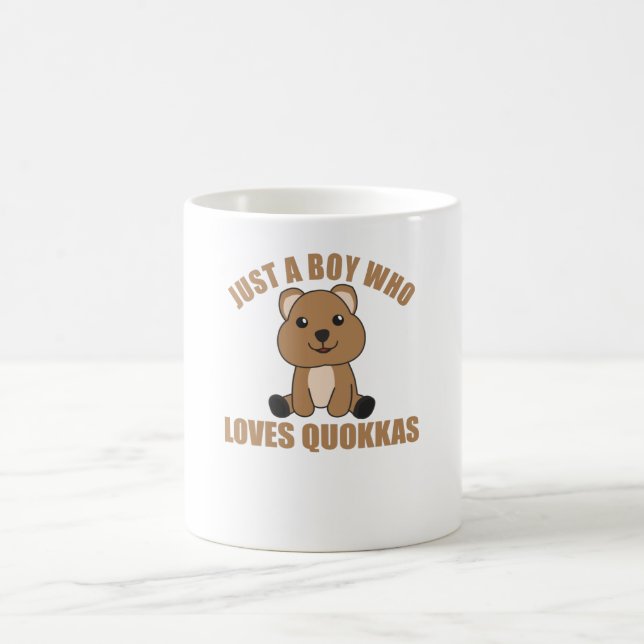 Bara en pojke som kärlek Quokkas - Sweet Quokka Kaffemugg (Center)