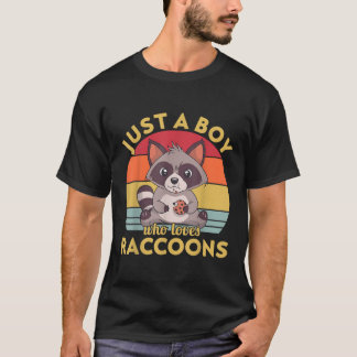 Bara en pojke som kärlek Raccoons T Shirt