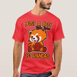 Bara en pojke som Kärlek Red Pandas 1 T Shirt