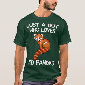 Bara en pojke som Kärlek Red Pandas 2 T Shirt