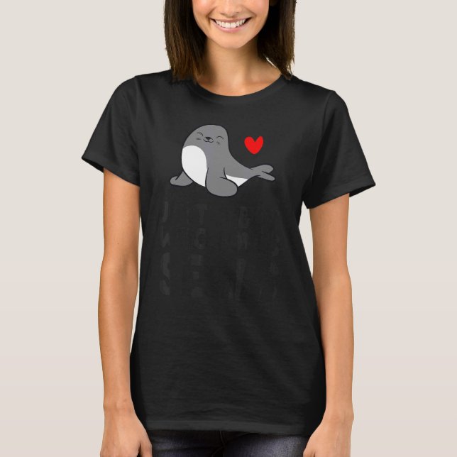 Bara en pojke som Kärlek Sälar T Shirt (Framsida)