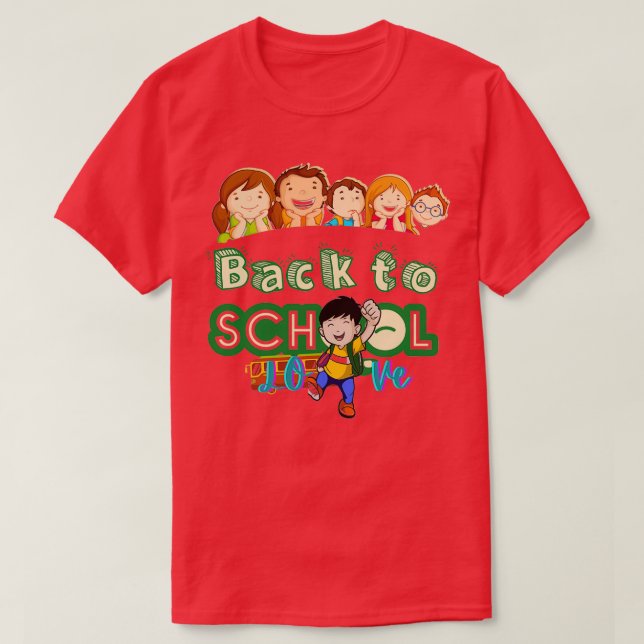 Bara en pojke som kärlek School buss Classic TShir T Shirt (Design framsida)