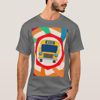 Bara en pojke som Kärlek School Buss färglägger T Shirt