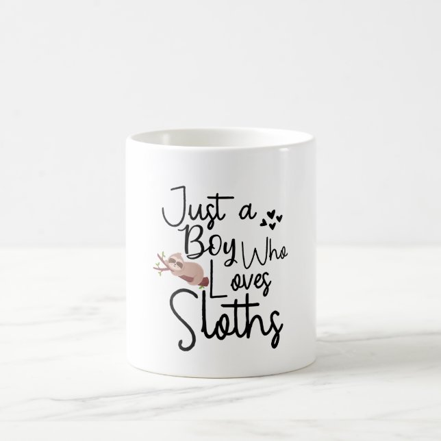 Bara en pojke som Kärlek Sloths Kaffemugg (Center)