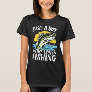 Bara en pojke som Kärlek som fiskade Anglers ömma T Shirt