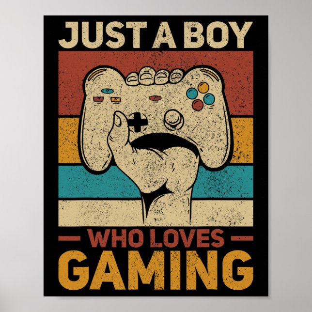 Bara en pojke som Kärlek spelar upp videoklipp Poster (Framsidan)