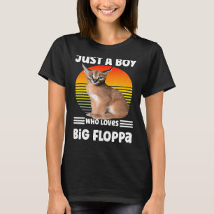 Bara en pojke som Kärlek stor floppa meme cat T Shirt