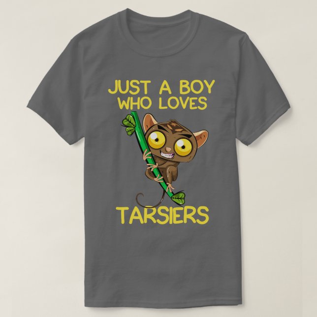 Bara en pojke som Kärlek Tarsiers T Shirt (Design framsida)