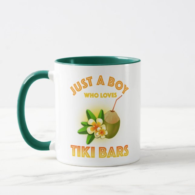 Bara en pojke som Kärlek Tiki Pub Mugg (Vänster)