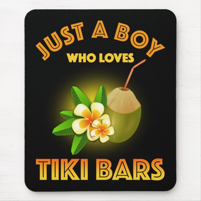 Bara en pojke som Kärlek Tiki Pub Musmatta (Framsidan)