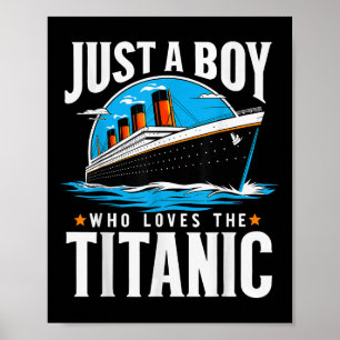Bara en pojke som Kärlek Titanic - Son Brother Gra Poster