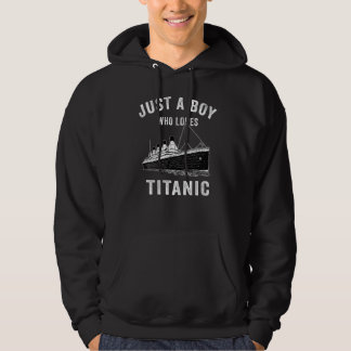 Bara en pojke som Kärlek Titanic Titanic Classic F Hoodie