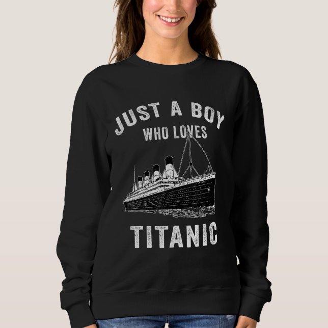 Bara en pojke som Kärlek Titanic Titanic Classic F T Shirt (Framsida)