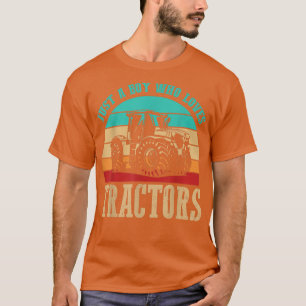 Bara en pojke som Kärlek Tractor Farmer Family Far T Shirt