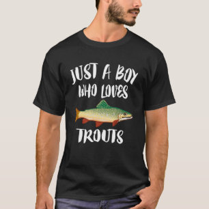 Bara en pojke som Kärlek trotsar fiskfiske T Shirt