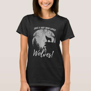 Bara en pojke som Kärlek Vargar full Moon Boys Var T Shirt