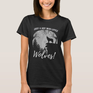 Bara en pojke som Kärlek Vargar full Moon Boys Var T Shirt