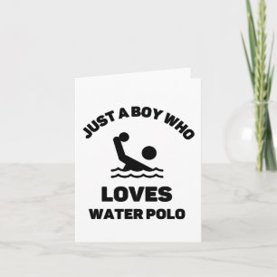 Bara en pojke som kärlek vatten polo kort