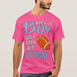 Bara en pojke som Verkligen Kärlek American Footba T Shirt